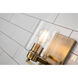 Estes 1 Light 8 inch ATB Bath Light Wall Light in Antique Brass